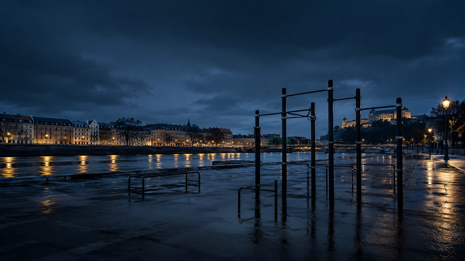 Spot RBREAK de nuit sur les quais de Strasbourg