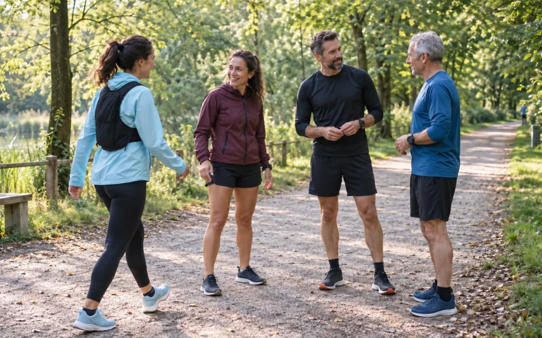 Faire du sport dehors à plusieurs : rejoindre une sortie